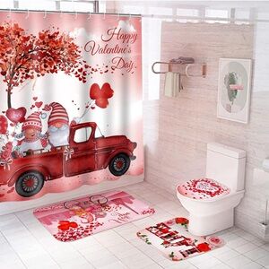NWT Valentine’s Day Bathroom Set